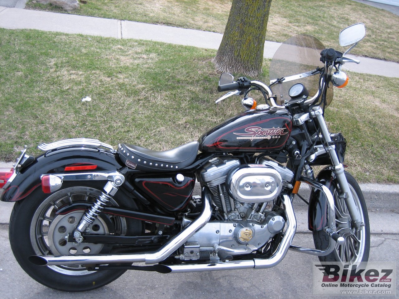 Big  883 sportster hugger picture and wallpaper from Bikez.com